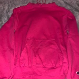 hot pink champion hoodie